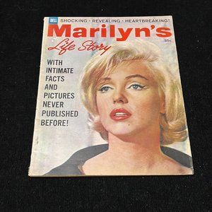 Marilyn's Life Story.1962 Dell Publishing Magazine. Rare. Good Condition